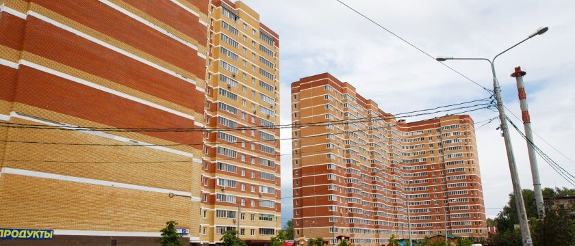 Новостройки, высокие многоквартирные дома, Ивантеевка, Московская область